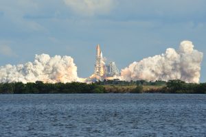 Space Shuttle Atlantis launches