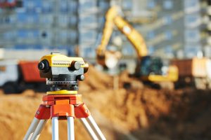 surveyor equipment outdoors