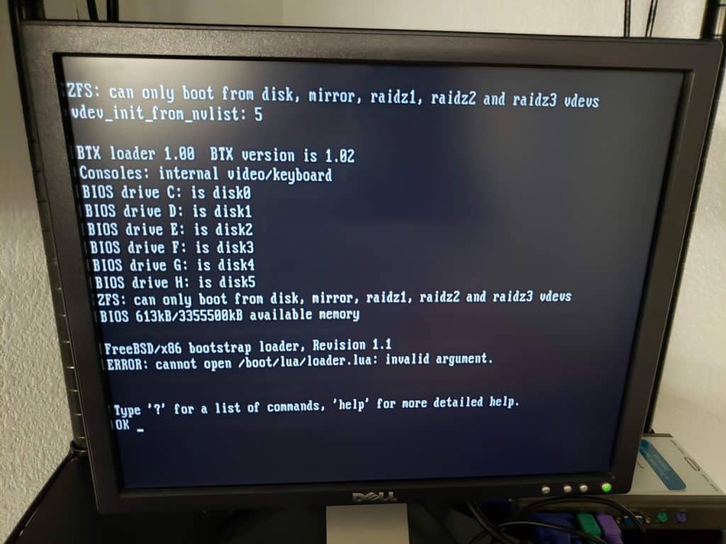 checking disk health zfs freebsd
